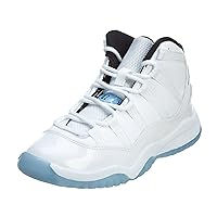 Jordan Nike Kids 11 Retro Bp White/Legend Blue/Black Basketball Shoe