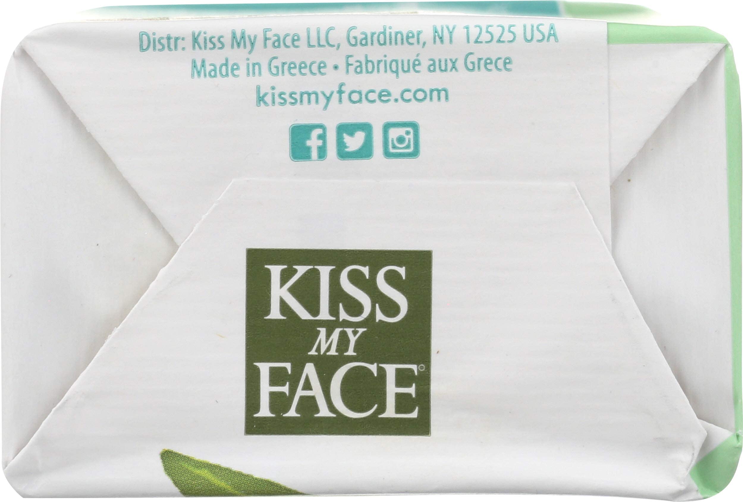 Kiss My Face Moisturizing Bar Soap for All Skin Types - Olive & Aloe - 8 oz