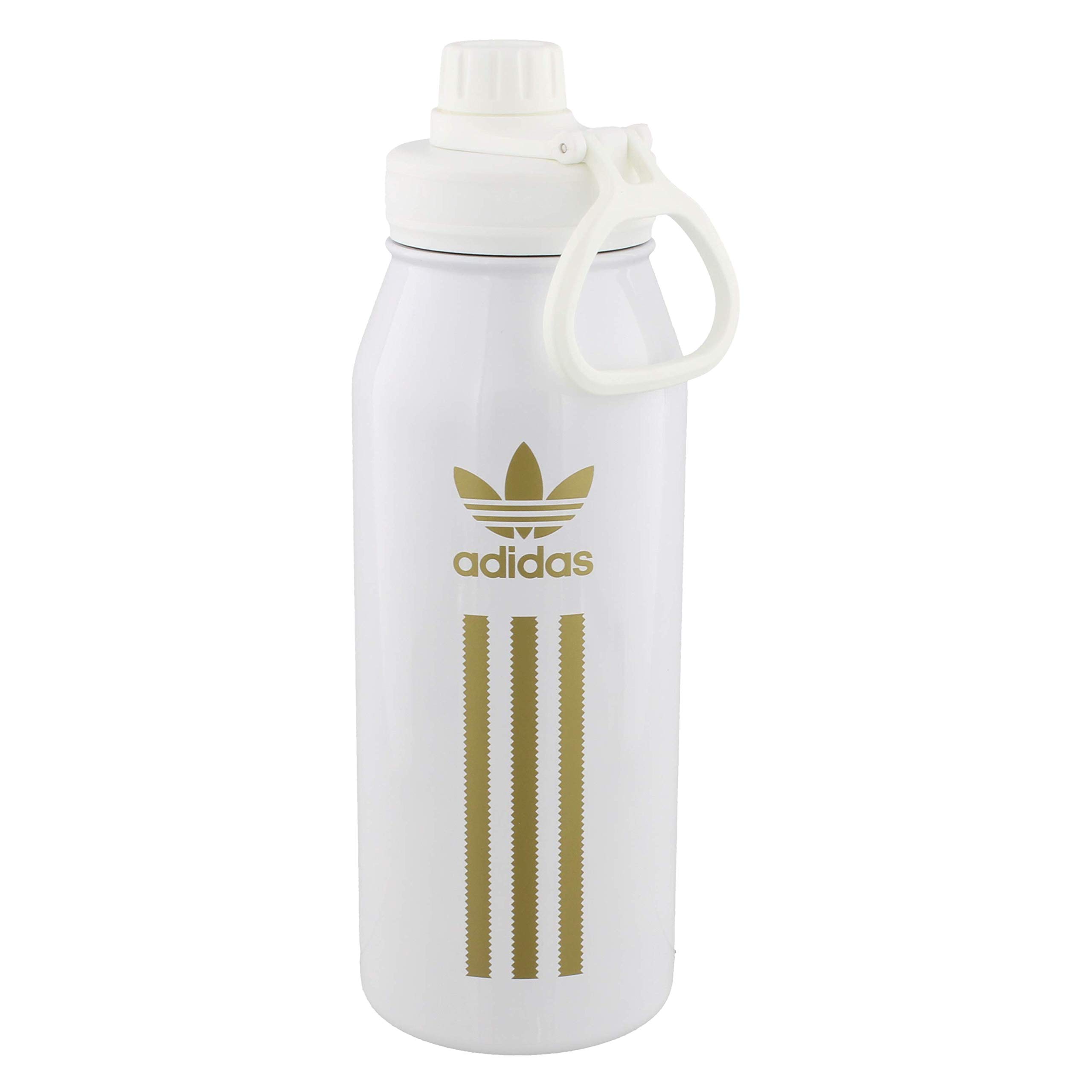 Adidas original 1 liter (32 0z.) Metal Water Bottle Hot/Cold Double Wall