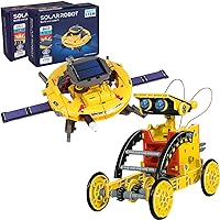 Solar Robot Toys for Kids Ages 8-12, 12-in-1 STEM Projects for 8-13 9 10 11 Year Old Teen Boys Girls, 190Pcs DIY Building Experiment Education Sets, Science Kits, Christmas Birthday Gifts Ideas.