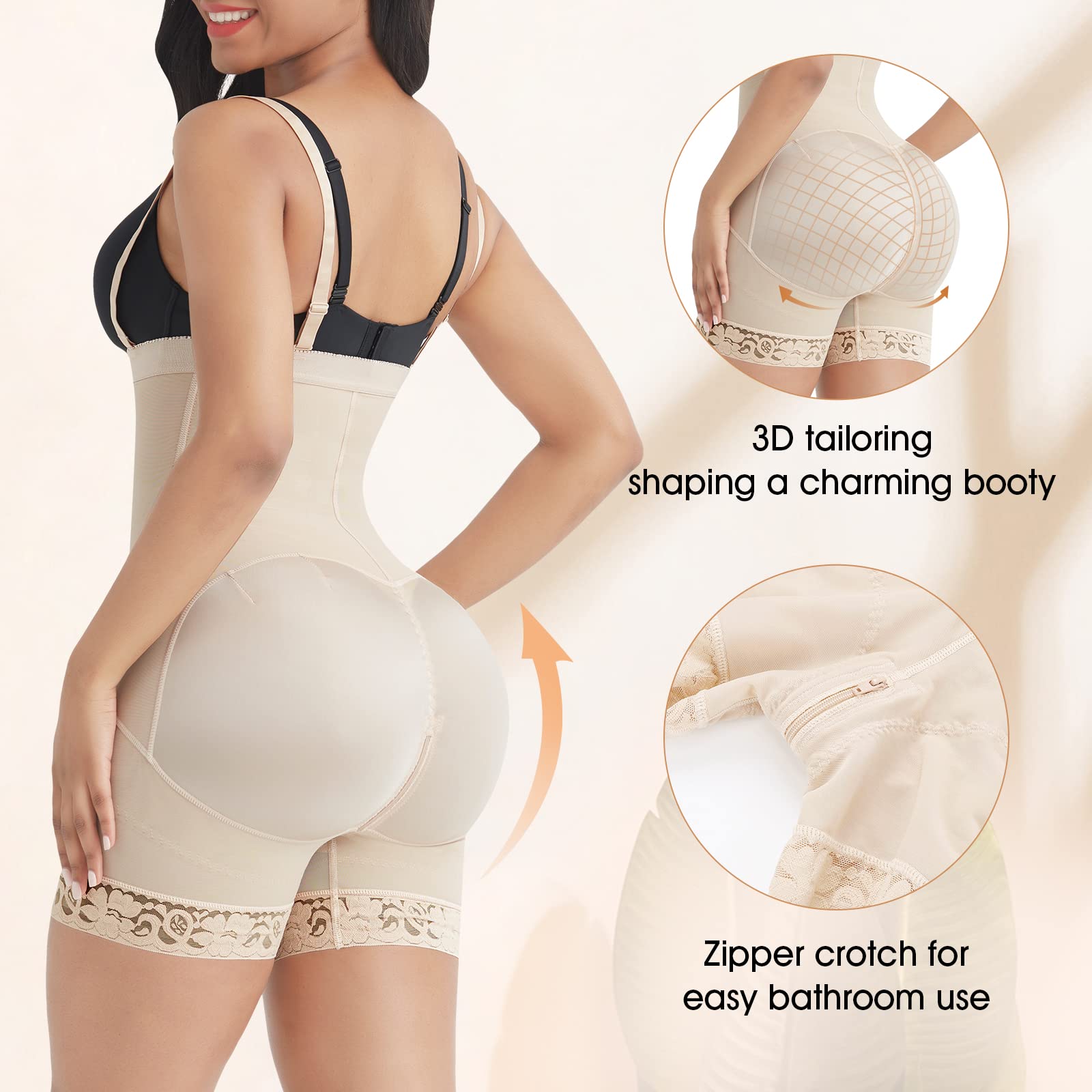 Post Surgery Compression Garment Women Body Shaper Shapewear Firm Tummy  Control