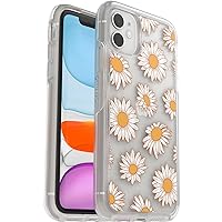 OtterBox iPhone 11 Symmetry Series Case - VINTAGE DAISY, ultra-sleek, wireless charging compatible, raised edges protect camera & screen