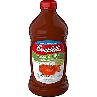 Campbell's Tomato Juice, Low Sodium, 64 Ounce (Pack of 4)