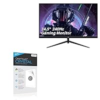 BoxWave Screen Protector Compatible With Z-Edge Gaming Monitor (24.5 in) - ClearTouch Crystal (2-Pack), HD Film Skin - Shields From Scratches