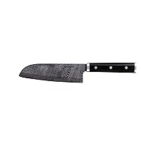 Kyocera - KTN-160-HIP Kyocera Premier Elite Ceramic Chef's Santoku Knife, 6-inch, Black