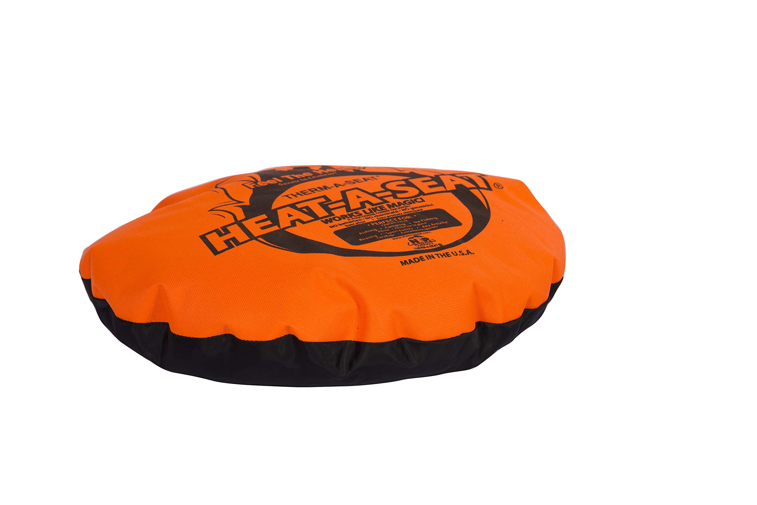Northeast Products Heat-A-Seat by ThermaSeat- Insulated Hunting Seat Cushion, Blaze/Black