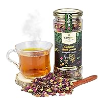 Hamiast Kashmiri Shahi Qawah (Kahwa) Green Tea with Saffron, Authentic and Traditional Blend,Without Sugar,100g Serves 50 Cups