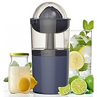 AYOTEE Electric Lemon Juicer Squeezer for Family Moments, Cordless Portable Electric Juicer for Oranges and Lemons, Bladeless Design Orange Juicer, USB Rechargeable Electric Citrus Juicer with Spoon