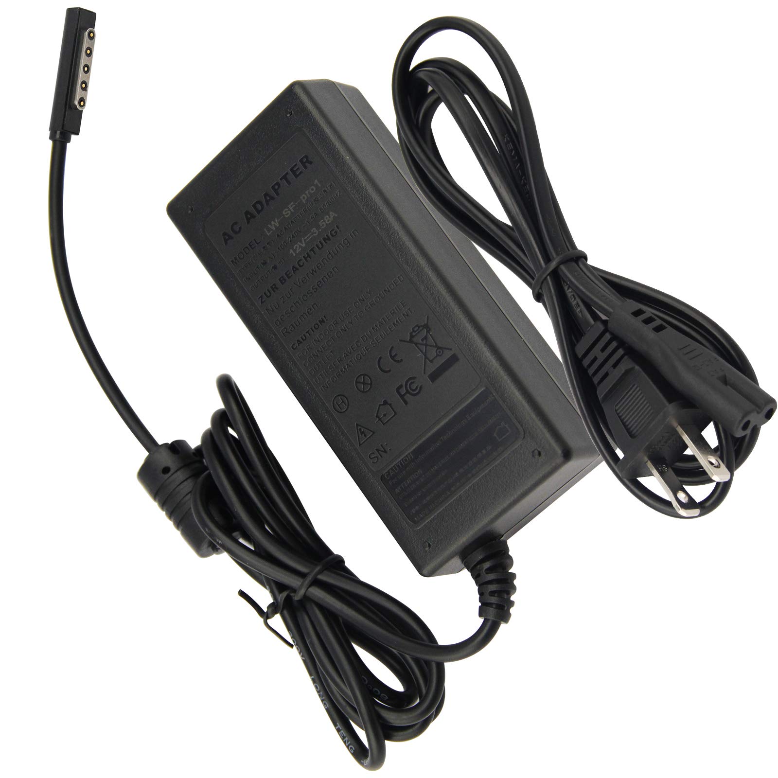 Mua Surface Pro 1 Pro 2 Pro RT Charger, Surface Power Supply Adapter 43W  12V  Charger Power Cord fit Microsoft Surface Pro 1, Surface Pro 2, Surface  RT, 1512 1536 1601