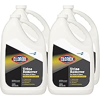 CloroxPro Urine Remover for Stains and Odors Refill, 128 Ounces Each, Pack of 4 (Package May Vary)