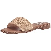 Steve Madden Womens Sandra Woven Slip On Slide Sandals