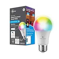 CYNC Smart LED Light Bulb, Color Changing Lights, Bluetooth and Wi-Fi Lights, Works with Alexa and Google Home, A19 Light Bulb (1 Pack)