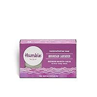 Humble Brands Handcrafted Bar Soap, Organic Cold Processed Soap Bars, Moisturizing Face & Body Cleanser - Mountain Lavender