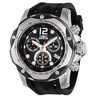 Men's Speedway 51mm Silicone Quartz Watch, Black (Model: 39727)