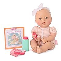 Baby Sweetheart by Battat Bath Time 12-inch Soft-Body Newborn Baby Doll with Easy-to-Read Story Book and Baby Doll Accessories