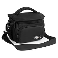 Small Camera Bag Compact Camera Shoulder Bag, Waterproof Digital Camera Crossbody Case, Travel Photography Bag for Canon, Nikon, Sony, Fuji DSLR/SLR/Mirrorless Cameras, Lens and Accessories