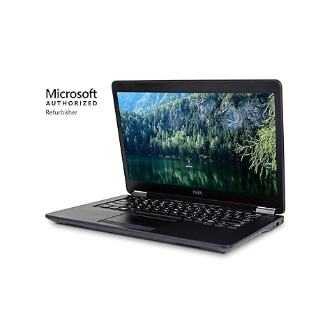 Dell Latitude E7450 14in Laptop, Core i7-5600U 2.6GHz, 16GB Ram, 256GB SSD, Windows 10 Pro 64bit (Renewed)