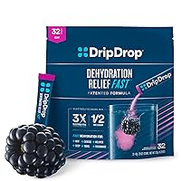 DripDrop Hydration - Electrolyte Powder Packets - Berry - 32 Count