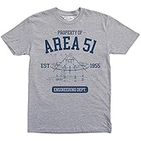 Property of Area 51 t-Shirt, Engineering Department, Alien, UFO, Engineer, Space