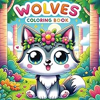 Wolves Coloring Book: Discover, Learn and Color, 50 Fascinating Facts About Wolves, Their Habitats, and Behavior, Fun and Educational Activity for Children Wolves Coloring Book: Discover, Learn and Color, 50 Fascinating Facts About Wolves, Their Habitats, and Behavior, Fun and Educational Activity for Children Paperback