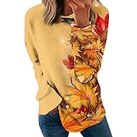 Sweatshirt for Women Vintage Sweatshirt Casual Crewneck Sweatshirt Long Sleeve Tops Cute Pullover Loose Fit Pullover