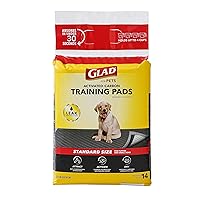 Glad for Pets Black Charcoal Puppy Pads | Puppy Potty Training Pads That ABSORB & NEUTRALIZE Urine Instantly | New & Improved Quality Puppy Pee Pads, 14 count