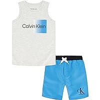 Calvin Klein Boys 2 Pieces Swim Short Set2 Pieces Swim Short Set