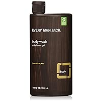 Body Wash And Shower Gel 16.9 Ounce Sandalwood (499ml) (2 Pack)