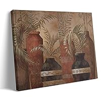Vintage African Ceramic Still Life Wall Art Boho Clay Pot Painting Wall Art Paintings Canvas Poster for Room Aesthetic Posters & Prints on Canvas Wall Art Poster for Room 16x24inch(40x60cm)