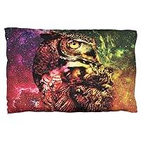 Galaxy Zen Wisdom Owl All Over Pillow Case