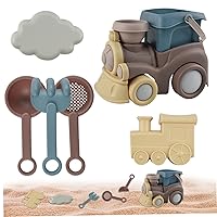 Beach Toys 1 Beach Toys Set Plastic Sand Box Toys for 1-3 with Different Beach Toys Kits for Children from 4 to 8 Portable Baby Beach juguetes