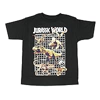 Jurassic World Boy's Multi-Dino Grid Kids T-Shirt