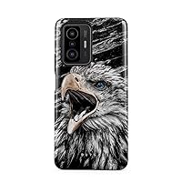BURGA Phone Case Compatible with Xiaomi 11T / 11T PRO - Hybrid 2-Layer Hard Shell + Silicone Protective Case -Bird of JOVE Savage Wild Eagle - Scratch-Resistant Shockproof Cover