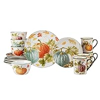 Certified International Harvest Autumn Havest 16 Pc Dinnerware Set, Service for 4, Multicolor