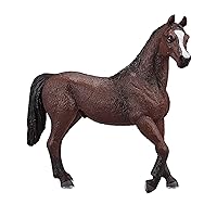 Arabian Stallion, Chestnut Realistic Horse Toy Replica Hand Painted Figurine
