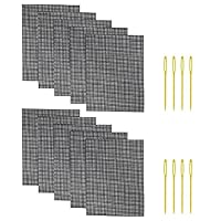 10Pcs CrossStitch Plastic Aids Mesh Screen Plastic Mesh Canvas Sheets Plastic Mesh Canvas Sheets For Embroidery Making Plastic Mesh Canvas Sheets Clear Plastic Mesh Canvas Sheets For Embroidery Making