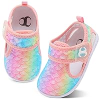 Scurtain Kids Toddler Water Shoes Quick-Dry Aqua Socks for Baby Boys Girls Toddler Beach Shoes Swim Shoes with Non-Slip Sole