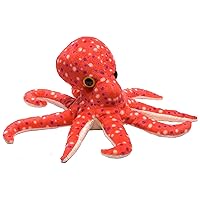 Wild Republic Octopus Plush, Stuffed Animal, Plush Toy, Gifts for Kids, Hug’ems 7 inch