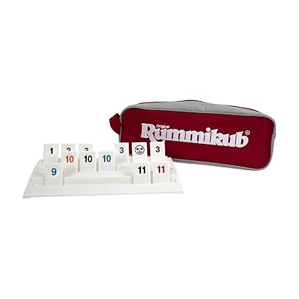 Rummikub - The Complete Original Game With Full-Size Racks and Tiles in a Durable Canvas Storage/Travel Case by Pressman - Amazon Exclusive