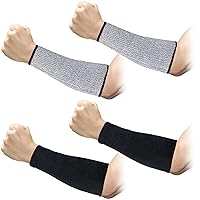 2 Pairs Arm Protection Sleeves Level 5 Protection Cut Burn Resistant Sleeve Anti Abrasion Forearm Cover Protector