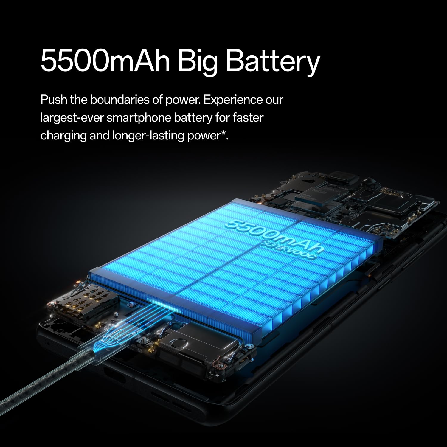 OnePlus 12R, 16GB RAM+256GB, Dual-SIM, US Factory Unlocked Android Smartphone, 5500 mAh Battery, 50MP Camera, 80W Fast Charging, 2024, Cool Blue