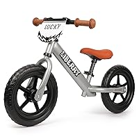 Liberry Toddler Balance Bike for 2 3 4 5 Years Old, No Pedal Kids Bicycle with Adjustable Handlebar, Seat and Custom Plate, 12 Inch Toddler Bike for Boys Girls Gift