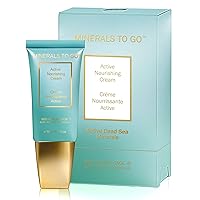 Premier Dead Sea - minerals to go - active nourishing cream, daily use, hyaluronic acid, light and gentle, Improves Appearance of Skin Color & Ton, Age defying, tube. 1.2fl oz