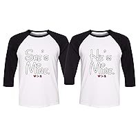 He's Mine She's Mine Matching Couple Shirts - King Queen Hoodies
