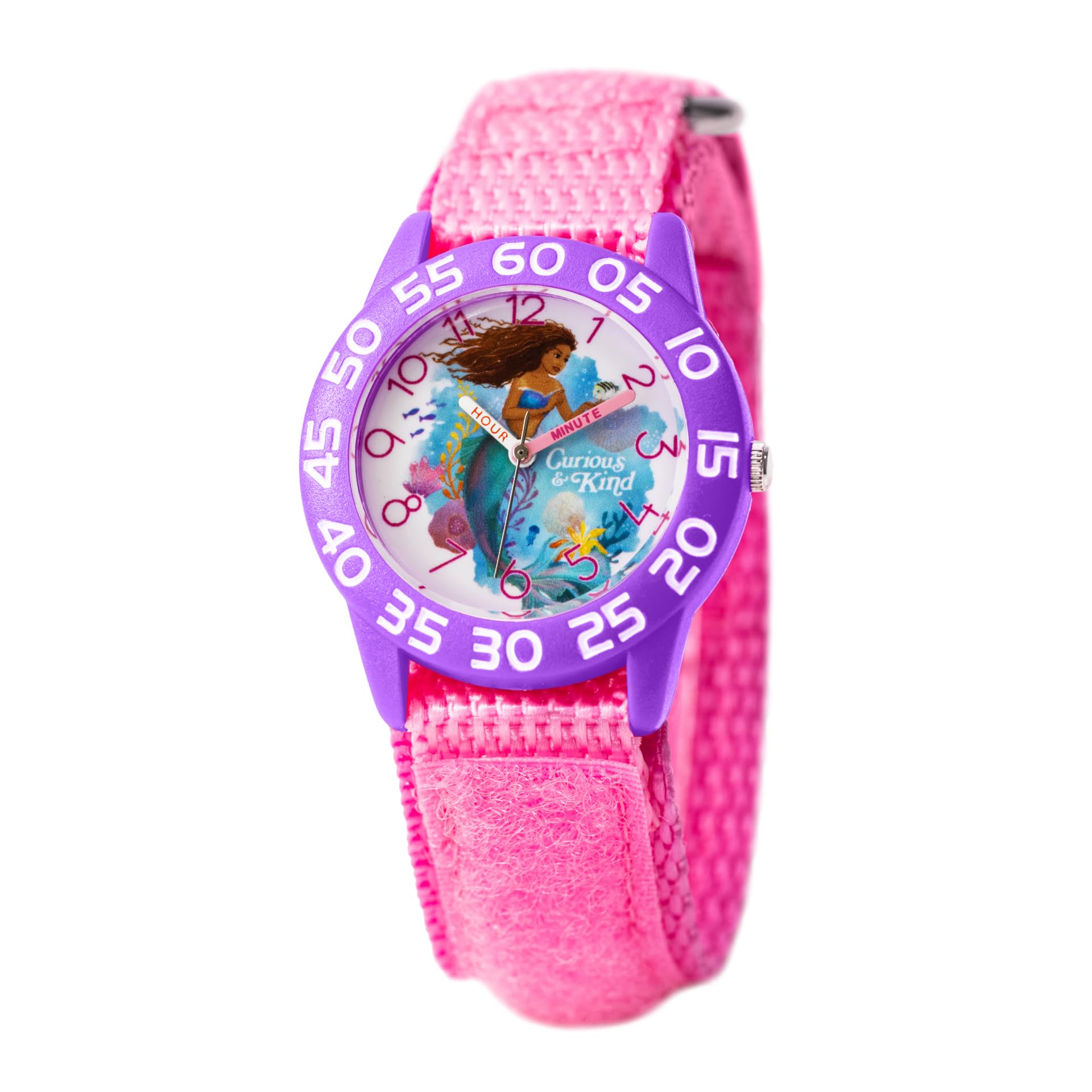 DISNEY The Little Mermaid Live Action Kids' Time Teacher Analog Quartz Watch