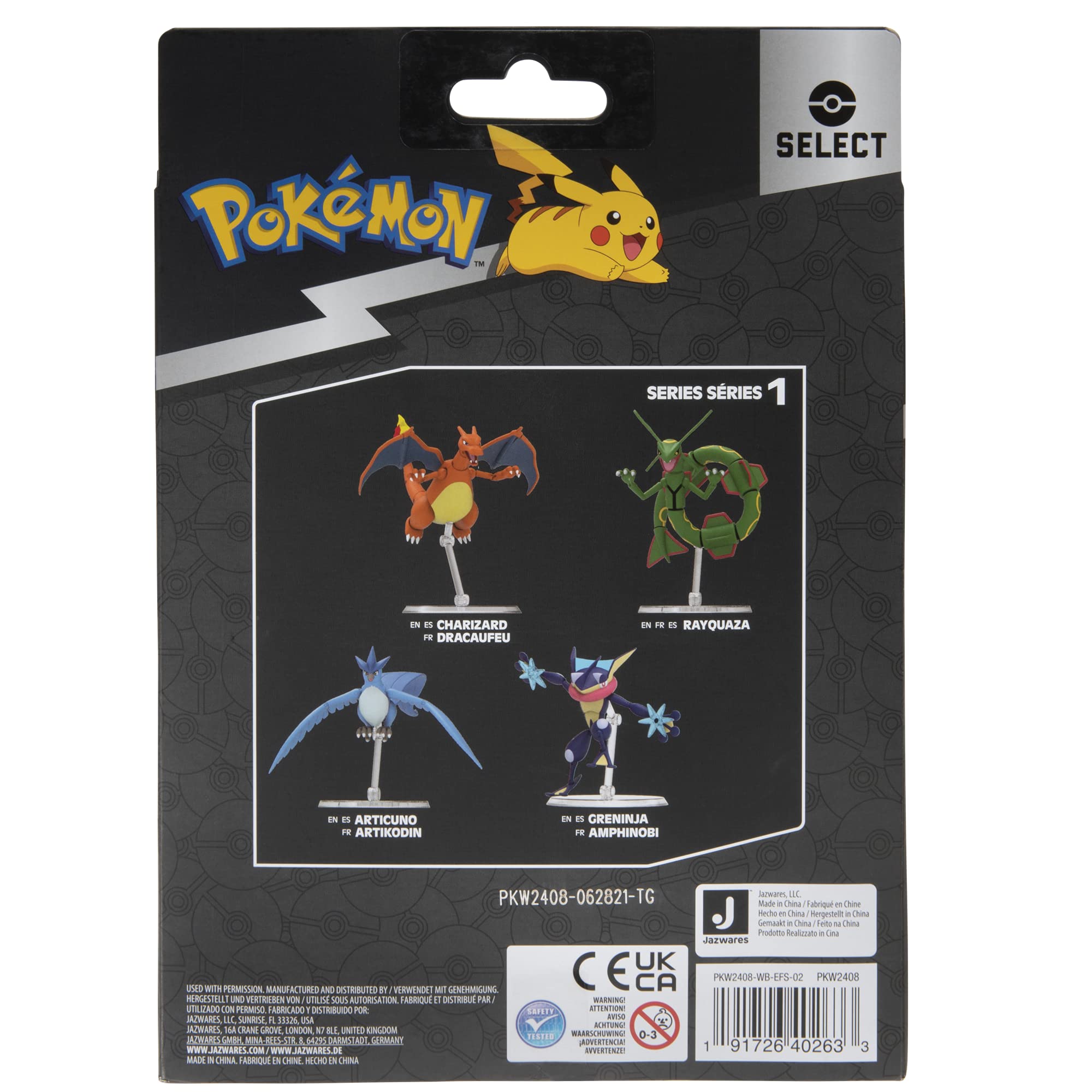 Pokemon Greninja, Super-Articulated 6-Inch Figure - Collect Your Favorite Pokémon Figures - Toys for Kids and Pokémon Fans