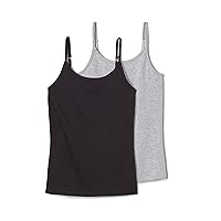 French Toast Girls' 2-Pack Basic Cami Tops