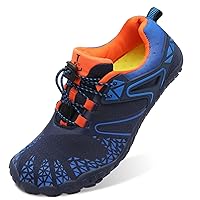 L-RUN Barefoot Water Shoes Women Mens Aqua Sock Athletic Hiking Water Sports Shoes for Swim Beach Pool Sand Diving Walking