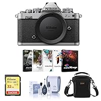Nikon Z fc DX-Format Mirrorless Camera Bundle with 32GB SD Card, Shoulder Bag, Corel PC Software Kit, Cleaning Kit