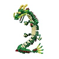 nanoblock - Dragon (Renewal) [Fantastic Animal], Advanced Hobby Series Building Kit, 700 pieces